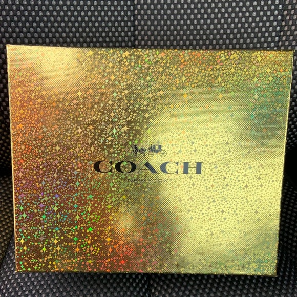 Coach Make-up Bag and Compact Mirror Keychain set - Picture 2 of 3